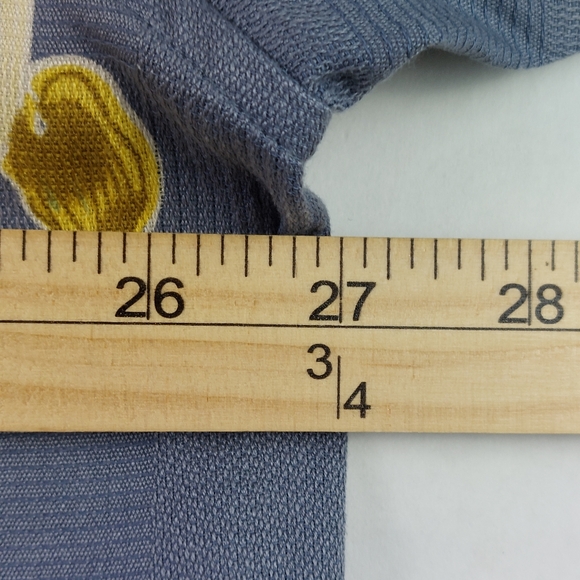 Luau Shirt Mens Size 2XL XXL Hawaiian Blue Gray Yellow Leaves Silk Blend Button - Picture 3 of 9